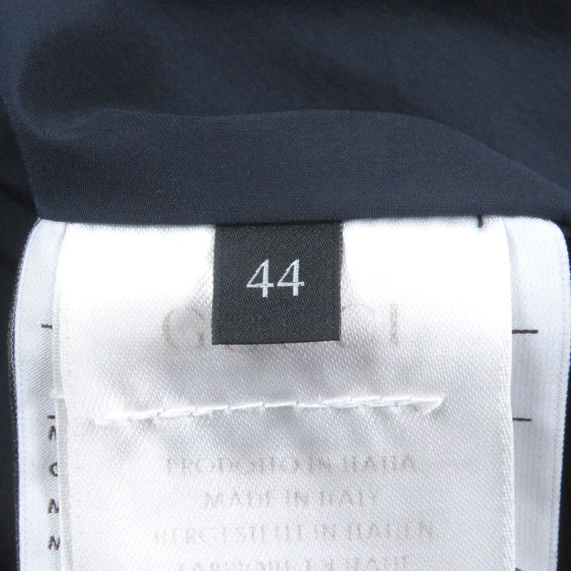 Gucci 322555 Webline Sherry Line WZIP Blouson Jacket Down Jacket Navy 44 Made