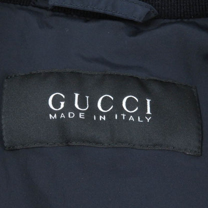 Gucci 322555 Webline Sherry Line WZIP Blouson Jacket Down Jacket Navy 44 Made