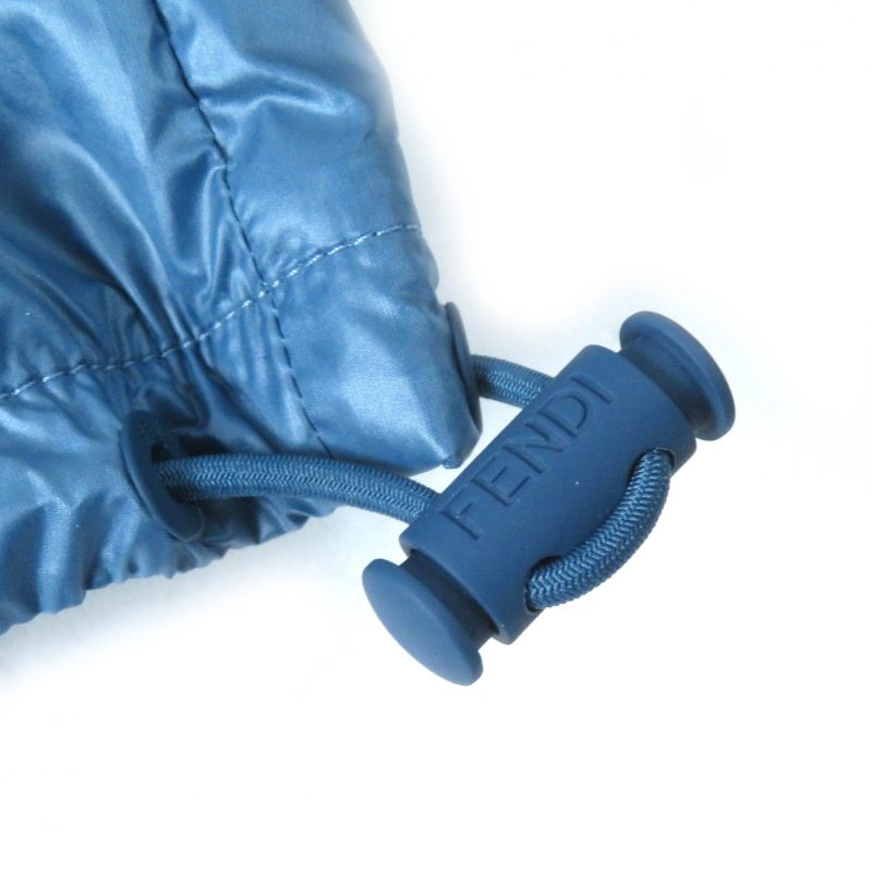 Fendi 23SS Fan087 Baguette BAG Jacket Baguette Bag Jacket Zip Up Jacket Blue S