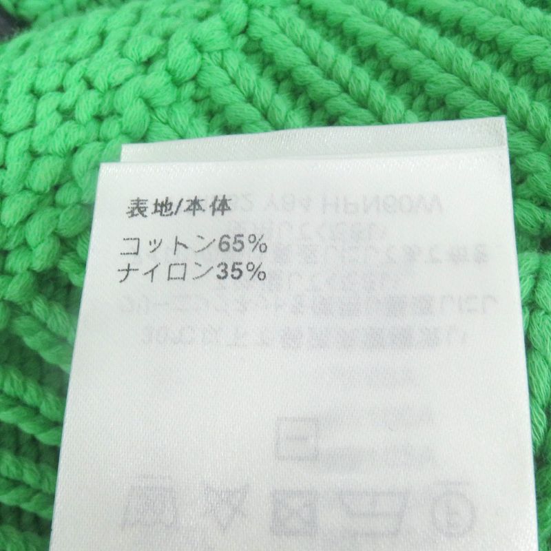 Louis Vuitton 23AW LV Logo Hardware Hand Knit Monogram Cotton Crew Neck