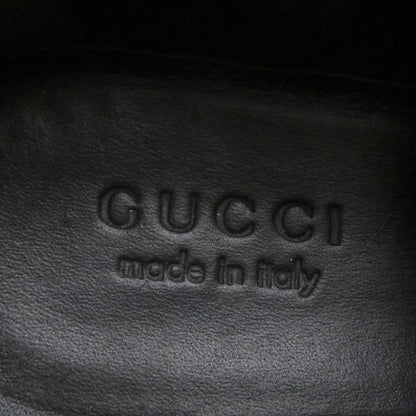 Gucci 699552 Maxi GG Lace-up Canvas Leather Piping Thick Soled Low Cut Shoes