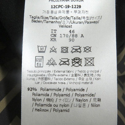 Fendi 19AW Faa641 FF Logo Zucca Material Switch Hooded Down Jacket Padded