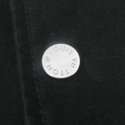 Louis Vuitton 19SS Logo Embroidery Sleeve Lamb Leather Varsity Jacket Stajan