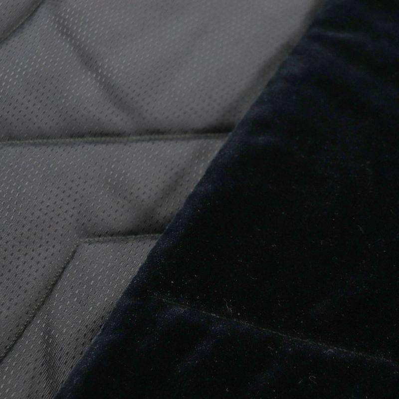 Hermes 100% Silk H Motif Velour Logo Quilted Padded Large Scarf Blanket Shawl