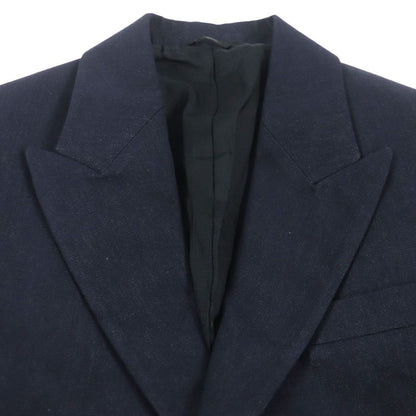  Fendi 2021 Ff0652 Logo Buttons Lined With FF Logo Pattern Denim Single