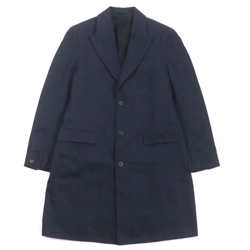  Fendi 2021 Ff0652 Logo Buttons Lined With FF Logo Pattern Denim Single