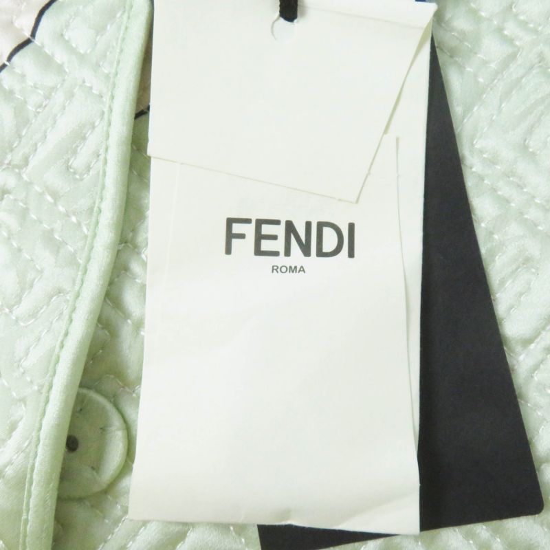 Fendi 22SS Fj7264 By Kim Jones Hairdo Girls 100% Silk Belted FF Logo/zucca