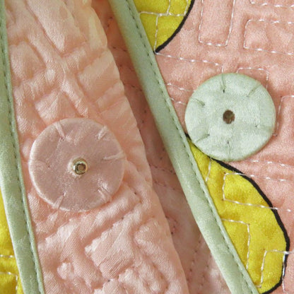 Fendi 22SS Fj7264 By Kim Jones Hairdo Girls 100% Silk Belted FF Logo/zucca