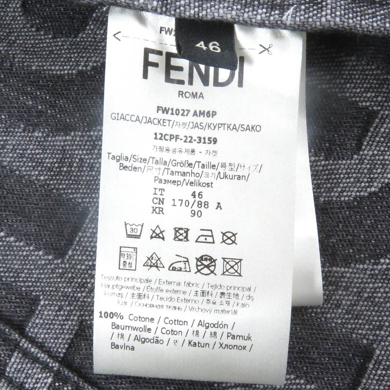 Fendi×marc Jacobs Fendi×marc Jacobs 2022 Fw1027 Cotton Logo Allover Pattern