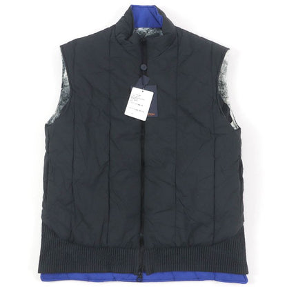 Louis Vuitton 20SS Reversible Monogram Padded Vest Gilet Black Blue 46 Made In