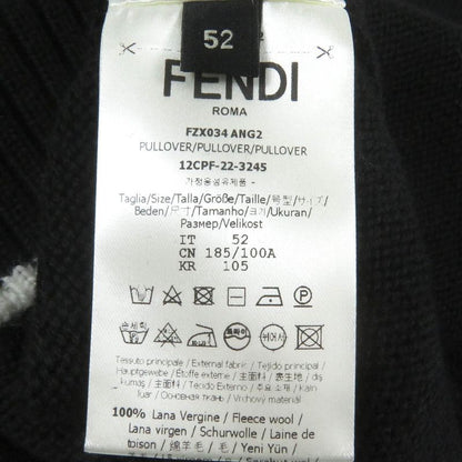 Fendi×marc Jacobs Fendi×marc Jacobs 2022 Fzx034 100% Virgin Wool Crew Neck