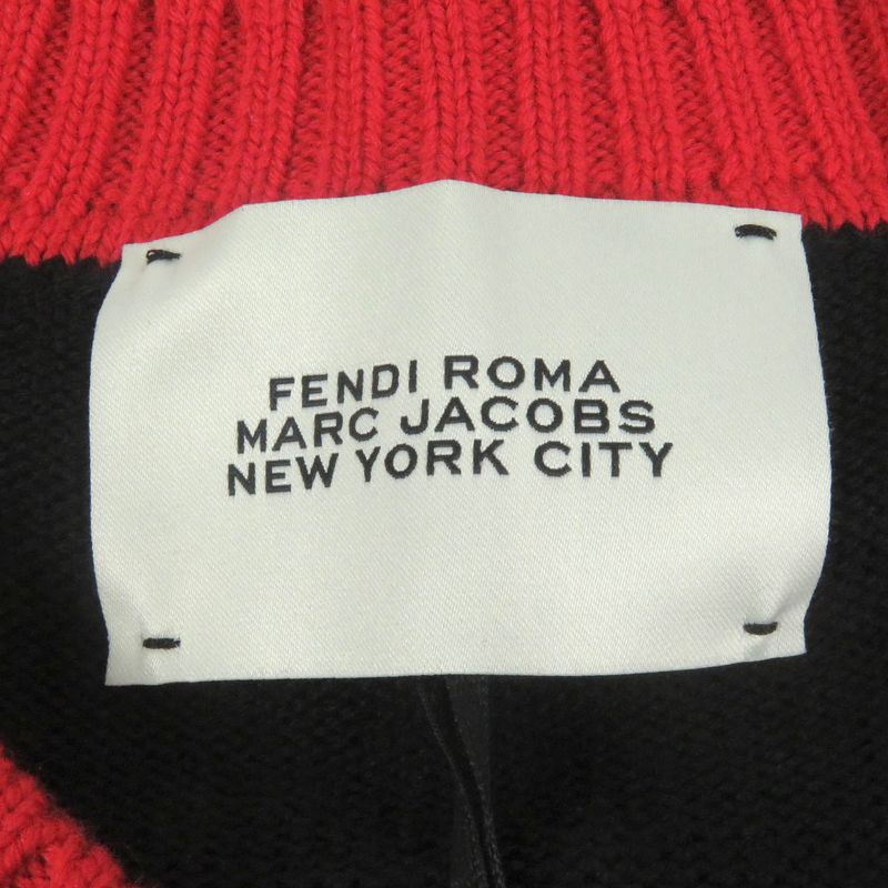 Fendi×marc Jacobs Fendi×marc Jacobs 2022 Fzx034 100% Virgin Wool Crew Neck