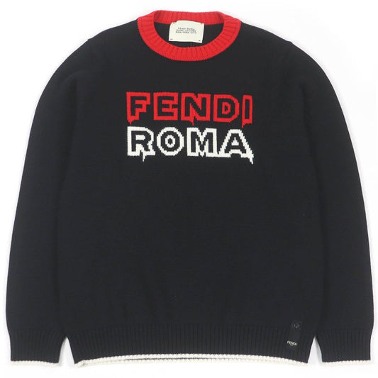 Fendi×marc Jacobs Fendi×marc Jacobs 2022 Fzx034 100% Virgin Wool Crew Neck