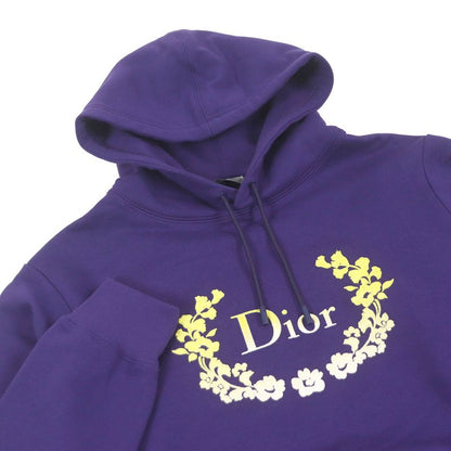 DIOR Homme 22AW 313j691a0531 Cotton Logo Embroidery Pullover Hoodie Purple M