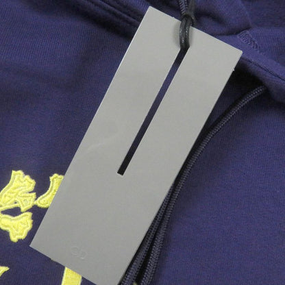 DIOR Homme 22AW 313j691a0531 Cotton Logo Embroidery Pullover Hoodie Purple M
