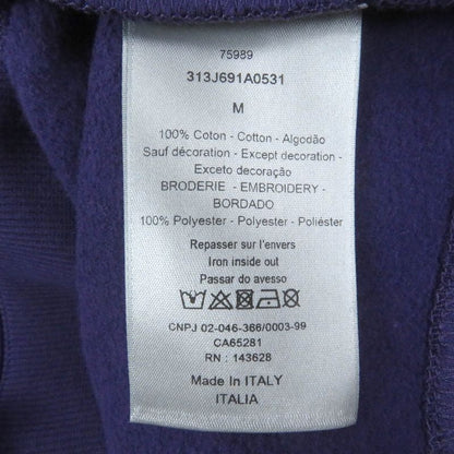 DIOR Homme 22AW 313j691a0531 Cotton Logo Embroidery Pullover Hoodie Purple M