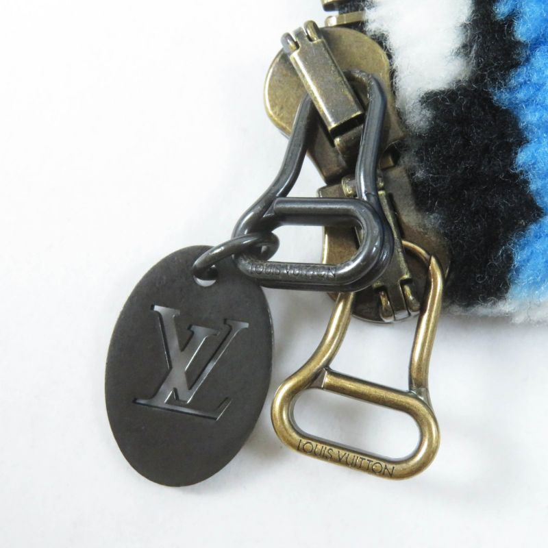 Louis Vuitton 21AW Fornasetti Boa Fleece Zip Up Jacket Multi 32 Made In Italy