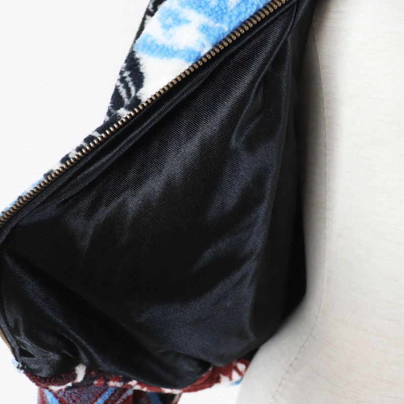 Louis Vuitton 21AW Fornasetti Boa Fleece Zip Up Jacket Multi 32 Made In Italy