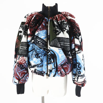 Louis Vuitton 21AW Fornasetti Boa Fleece Zip Up Jacket Multi 32 Made In Italy