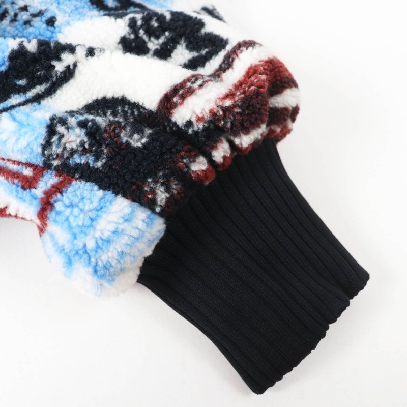 Louis Vuitton 21AW Fornasetti Boa Fleece Zip Up Jacket Multi 32 Made In Italy