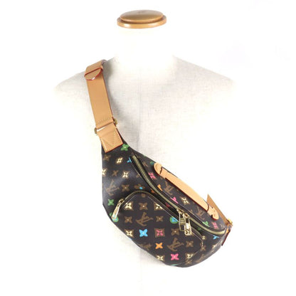 Louis Vuitton M24858 Rush Bum Bag Chocolate Monogram Craggy Canvas Leather Use