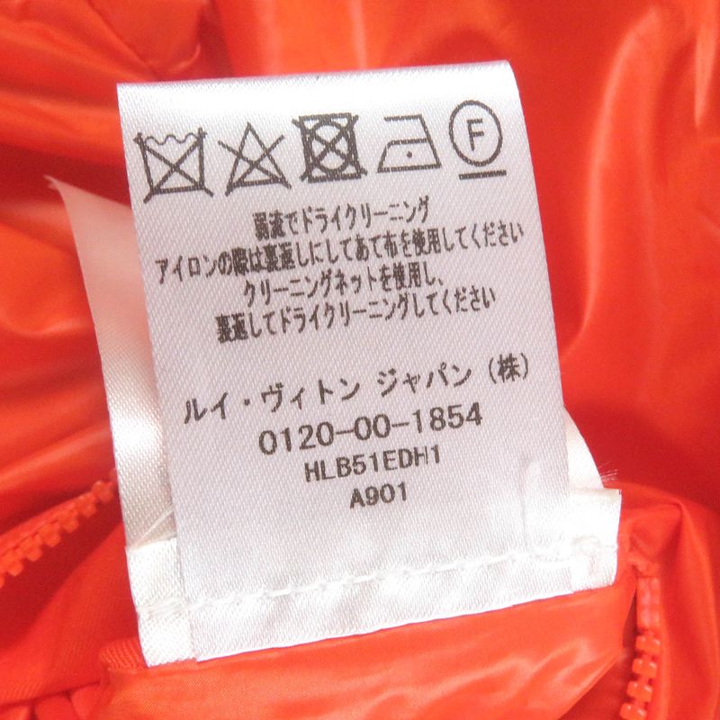Louis Vuitton 22SS LV SE Monogram Flower Quilted Jacket Blouson Orange 48 Made