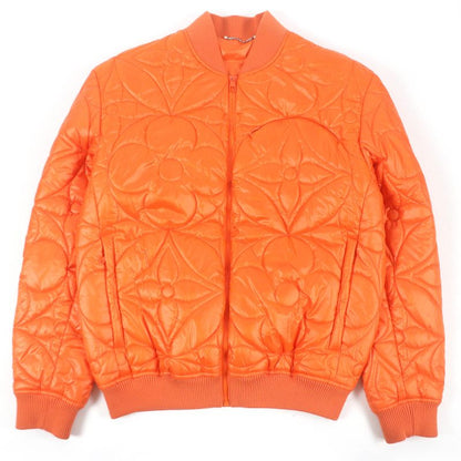 Louis Vuitton 22SS LV SE Monogram Flower Quilted Jacket Blouson Orange 48 Made