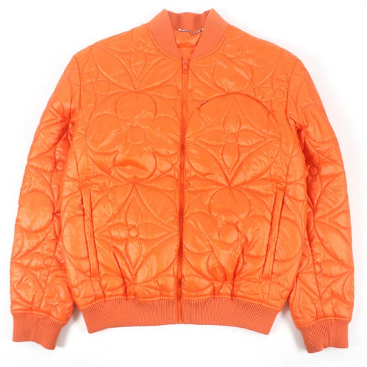 Louis Vuitton 22SS LV SE Monogram Flower Quilted Jacket Blouson Orange 48 Made