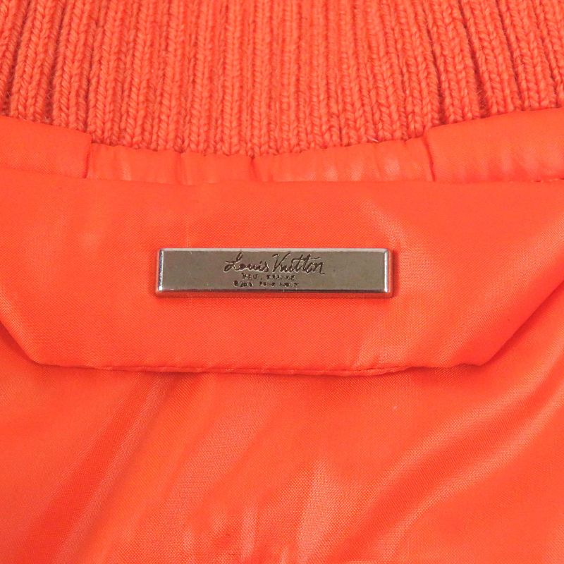 Louis Vuitton 22SS LV SE Monogram Flower Quilted Jacket Blouson Orange 48 Made