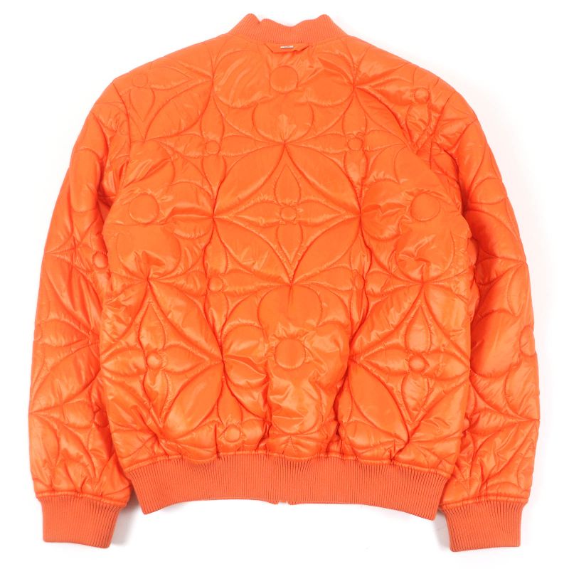Louis Vuitton 22SS LV SE Monogram Flower Quilted Jacket Blouson Orange 48 Made