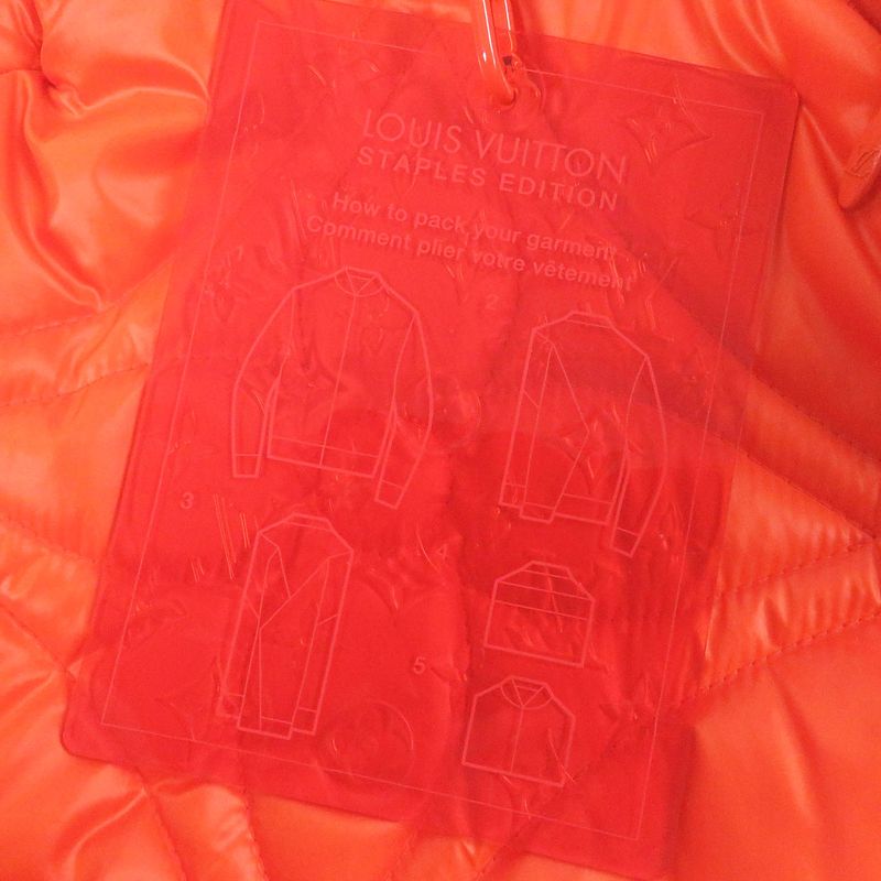Louis Vuitton 22SS LV SE Monogram Flower Quilted Jacket Blouson Orange 48 Made