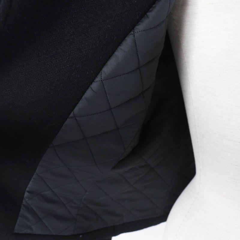 Hermes 23AW 3h0208dw 100% Cashmere Sheepskin Medor Hardware Padded Jacket