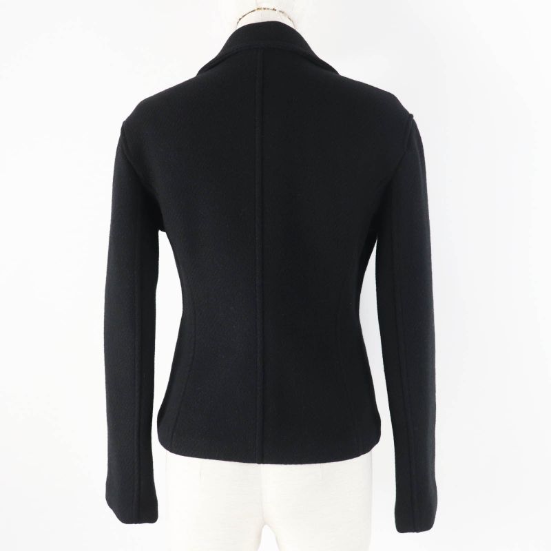 Hermes 23AW 3h0208dw 100% Cashmere Sheepskin Medor Hardware Padded Jacket