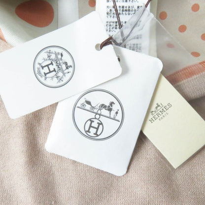 Hermes 21AW Clic Clac A Pois Clic Clac Silk Cashmere Serie Buttoned Twill