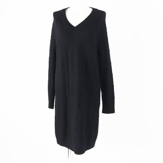 Hermes 22AW 2h2509d6 Wool Cashmere Chaine D'ancre V-neck Long Sleeve Knit