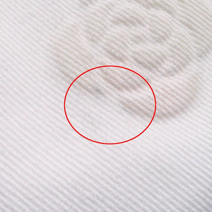 CHANEL P70204 Cotton Coco Mark Button Camellia Embossed Cropped Denim Jacket