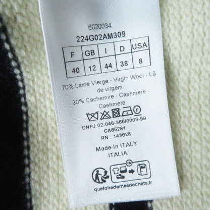 Christian DIOR 224g02am309 Marinière Wool Cashmere Marine Knit Sweater Collar