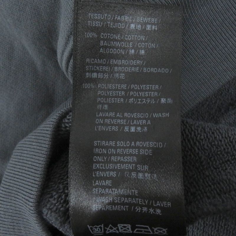 Balenciaga 2021 578135 Cotton Campaign Logo Embroidery Hoodie Grey S Made In