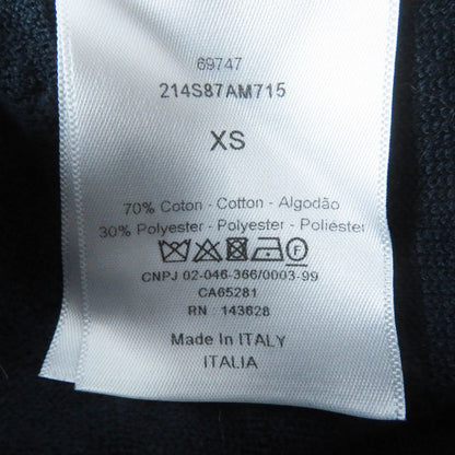 Christian DIOR 214587am715 Canaje Terry Cotton Pile Fabric Pullover Hoodie Dark