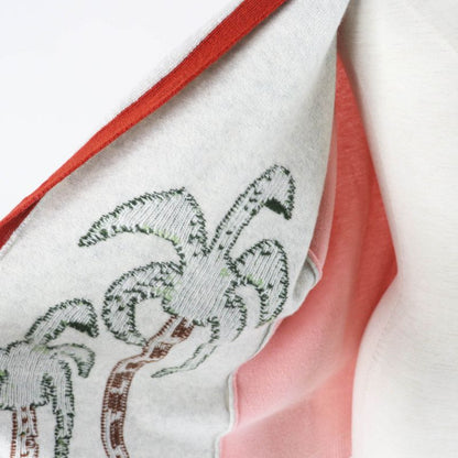 LOEWE S897y16k01 100% Wool Anagram Embroidery Asymmetrical Oversized Long