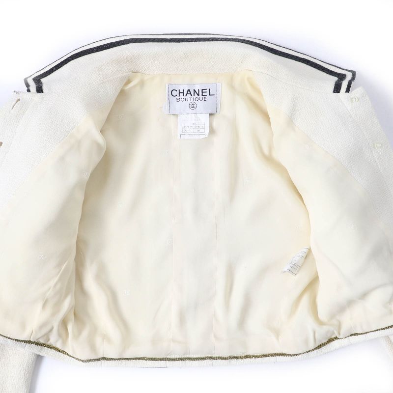 CHANEL Vintage 95P P04690 Cotton 100% Masterpiece Coco Mark