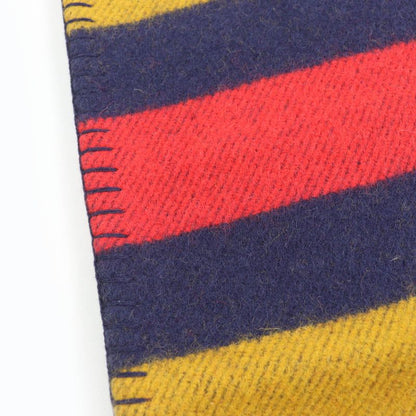 Hermes Rocabas L'or 100% Wool Blanket Shawl 108 X 73cm (28.74in) Multicolor