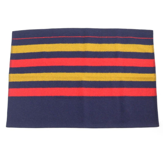 Hermes Rocabas L'or 100% Wool Blanket Shawl 108 X 73cm (28.74in) Multicolor