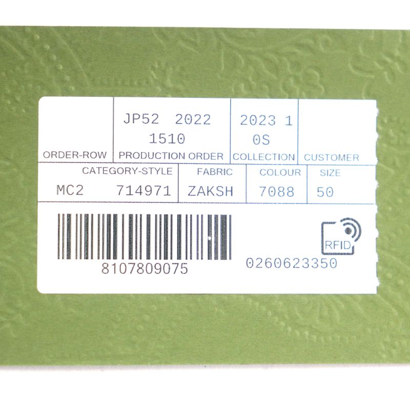 Unused Gucci 23SS 714971 Double-breasted Checked Cotton-corduroy Blazer