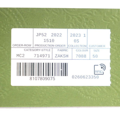 Unused Gucci 23SS 714971 Double-breasted Checked Cotton-corduroy Blazer