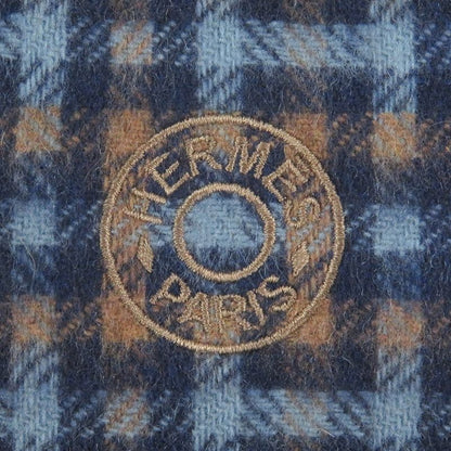 Hermes 22AW H Ecosse Lectverso 100% Cashmere H Logo All Over Serie Embroidery