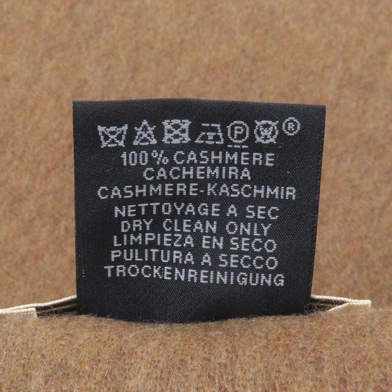 Hermes 22AW H Ecosse Lectverso 100% Cashmere H Logo All Over Serie Embroidery