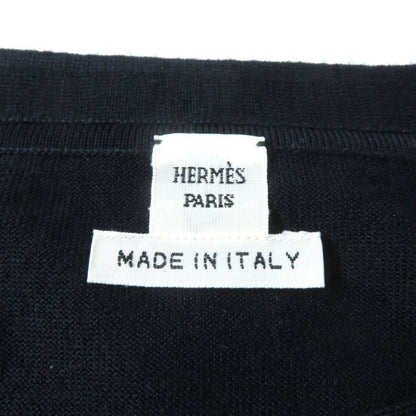 Hermes Eperon D'or Tellier Golden Spur 100% Silk Twill Raine Crew Neck Long