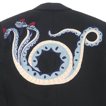Gucci 457776 DIY Mohair Wool Back Dragon Embroidery Single Tailored Jacket
