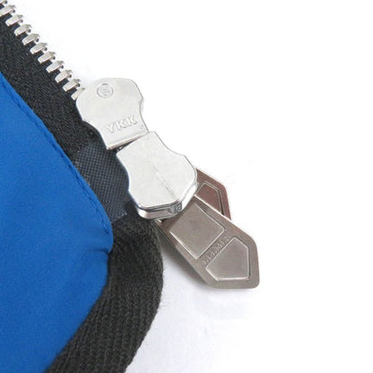 Hermes H Motif Logo Zip Cotton Quilted Jacket Blouson Charcoal Blue 46 With